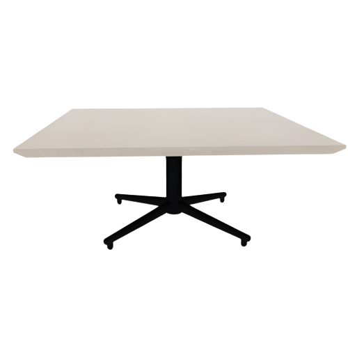 Vaux 36" Square Occassional Table HPL Top with Knife Edge Glides 16"H