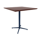 Vaux 36" Square Conference Table HPL Top with Knife Edge Glides 36"H