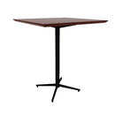 Vaux 36" Square Bar Table HPL Top with Knife Edge Glides 42"H