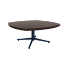 Vaux 36" Squircle Occassional Table HPL Top with Square Edge Glides 16"H