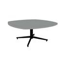 Vaux 36" Squircle Occassional Table HPL Top with Square Edge Glides 16"H