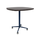 Vaux 36" Squircle Conference Table HPL Top with Square Edge Casters 36"H