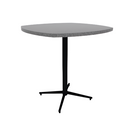 Vaux 36" Squircle Conference Table HPL Top with Square Edge Glides 36"H
