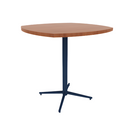 Vaux 36" Squircle Conference Table HPL Top with Square Edge Glides 36"H