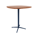 Vaux 36" Squircle Bar Table HPL Top with Square Edge Glides 42"H