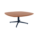 Vaux 36" Squircle Occassional Table HPL Top with Knife Edge Glides 16"H