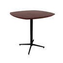 Vaux 36" Squircle Conference Table HPL Top with Knife Edge Glides 36"H