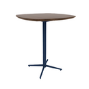 Vaux 36" Squircle Bar Table HPL Top with Knife Edge Glides 42"H