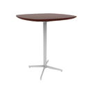 Vaux 36" Squircle Bar Table HPL Top with Knife Edge Glides 42"H
