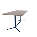 Vaux 42 x 84" Rounded Rectangle Conference Table HPL Top with Knife Edge Glides 36"H