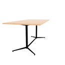 Vaux 42 x 84" Rectangle Conference Table HPL Top with Square Edge Glides 36"H