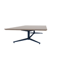 Vaux 42" x 84" Rectangle Occassional Table HPL Top with Knife Edge Glides 16"H