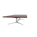 Vaux 42" x 84" Rectangle Occassional Table HPL Top with Knife Edge Glides 16"H