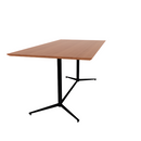 Vaux 42 x 84" Rectangle Conference Table HPL Top with Knife Edge Glides 36"H