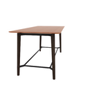 Voodoo 42" x 90" Rounded Rectangle Bar Table HPL Top with Matching 3MM PVC Knife Edge