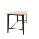 Voodoo 42" x 90" Rounded Rectangle Bar Table HPL Top with Matching 3MM PVC Knife Edge