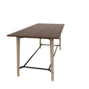 Voodoo 42" x 90" Rectangle Bar Table HPL Top with Matching 3MM PVC Square Edge