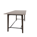 Voodoo 42" x 90" Rectangle Bar Table HPL Top with Matching 3MM PVC Knife Edge