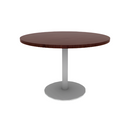 Proof 42" Dia Round Pedestal Cafe Table with Cast Iron Round Base HPL Top