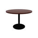 Proof 42" Dia Round Pedestal Cafe Table with Cast Iron Round Base HPL Top