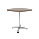 Proof 42" Round Pedestal Counter Table with Arched Base HPL Top