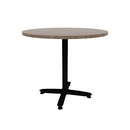 Proof 42" Round Pedestal Counter Table with Arched Base HPL Top