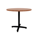 Proof 42" Round Pedestal Counter Table with Arched Base HPL Top