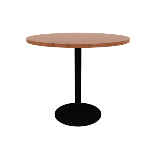 Proof 42" Round Pedestal Counter Table with Round Steel Base HPL Top