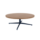 Vaux 42" Round Occassional Table HPL Top with Square Edge Glides 16"H