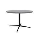 Vaux 42" Round Cafe Table HPL Top with Square Edge Glides 30"H