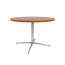 Vaux 42" Round Cafe Table HPL Top with Square Edge Glides 30"H