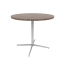 Vaux 42" Round Conference Table HPL Top with Square Edge Glides 36"H