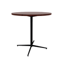 Vaux 42" Round Bar Table HPL Top with Square Edge Glides 42"H