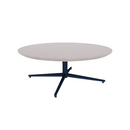 Vaux 42" Round Occassional Table HPL Top with Knife Edge Glides 16"H