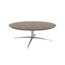 Vaux 42" Round Occassional Table HPL Top with Knife Edge Glides 16"H