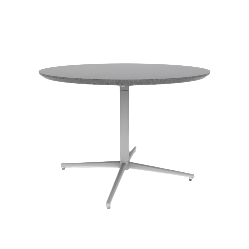 Vaux 42" Round Cafe Table HPL Top with Knife Edge Glides 30"H