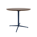 Vaux 42" Round Conference Table HPL Top with Knife Edge Glides 36"H