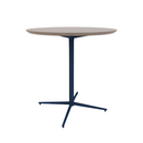 Vaux 42" Round Bar Table HPL Top with Knife Edge Glides 42"H