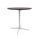 Vaux 42" Round Bar Table HPL Top with Knife Edge Glides 42"H
