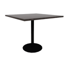 Proof 42" Square Pedestal Counter Table with  Round Base HPL Top