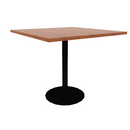 Proof 42" Square Pedestal Counter Table with  Round Base HPL Top
