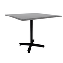 Proof 42" Square Pedestal Counter Table with  Arched Base HPL Top