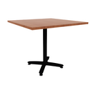 Proof 42" Square Pedestal Counter Table with  Arched Base HPL Top