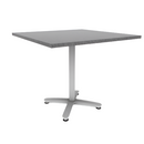 Proof 42" Square Pedestal Counter Table with  Arched Base HPL Top