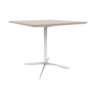 Vaux 42" Rounded Square Conference Table HPL Top with Knife Edge Glides 36"H