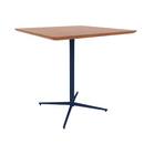 Vaux 42" Rounded Square Bar Table HPL Top with Knife Edge Glides 42"H