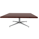 Vaux 42" Square Occassional Table HPL Top with Square Edge Glides 16"H