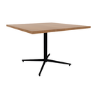 Vaux 42" Square Cafe Table HPL Top with Square Edge Glides 30"H