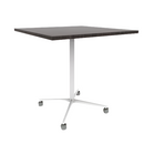 Vaux 42" Square Bar Table HPL Top with Square Edge Casters 42"H