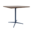 Vaux 42" Square Bar Table HPL Top with Square Edge Glides 42"H